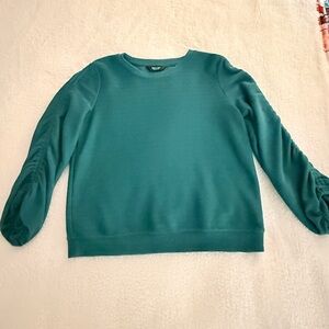 Simply Vera Vera Wang Textured Green Sweater